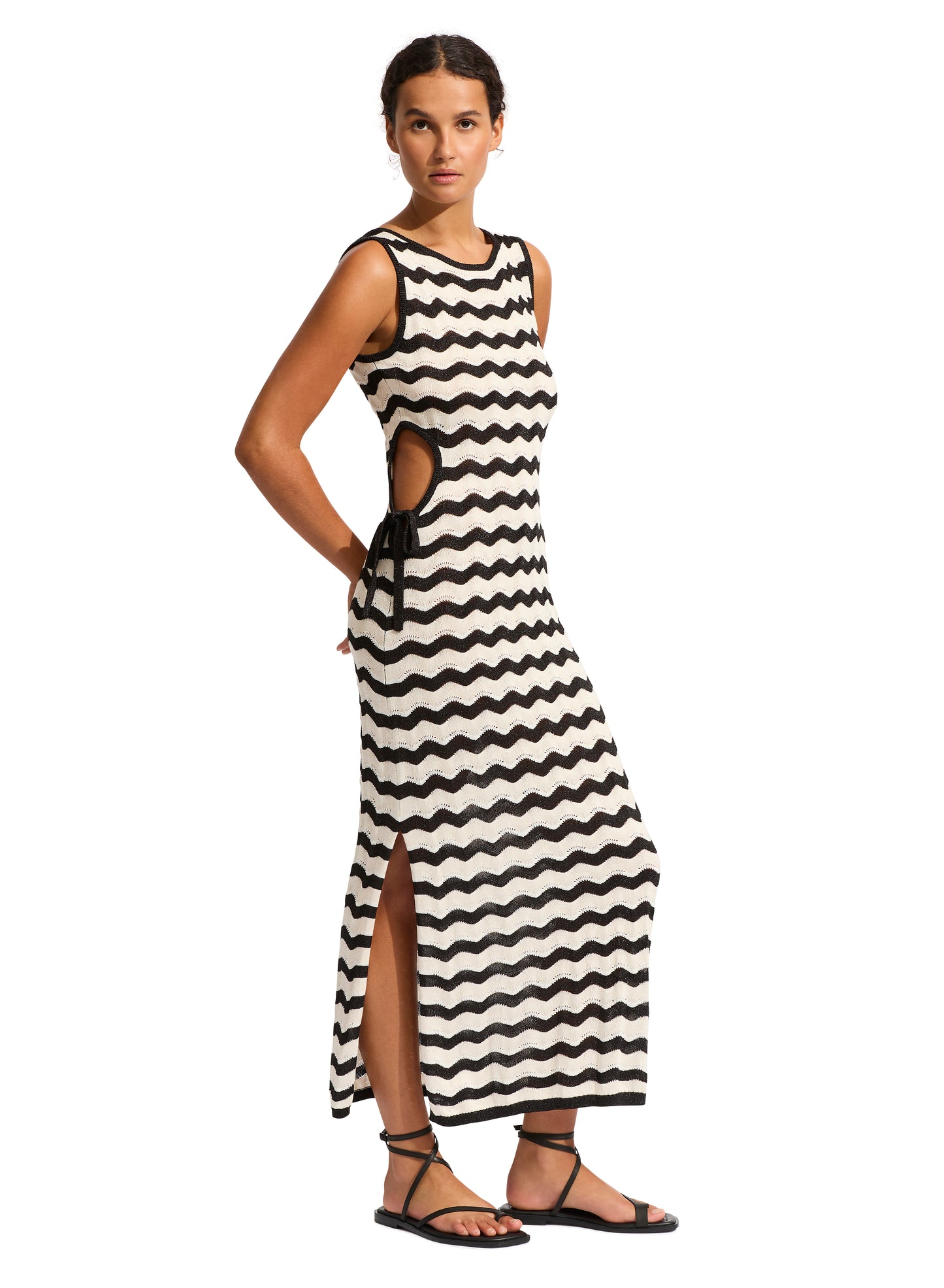 Knitwear Wave Stripe Knit Dress