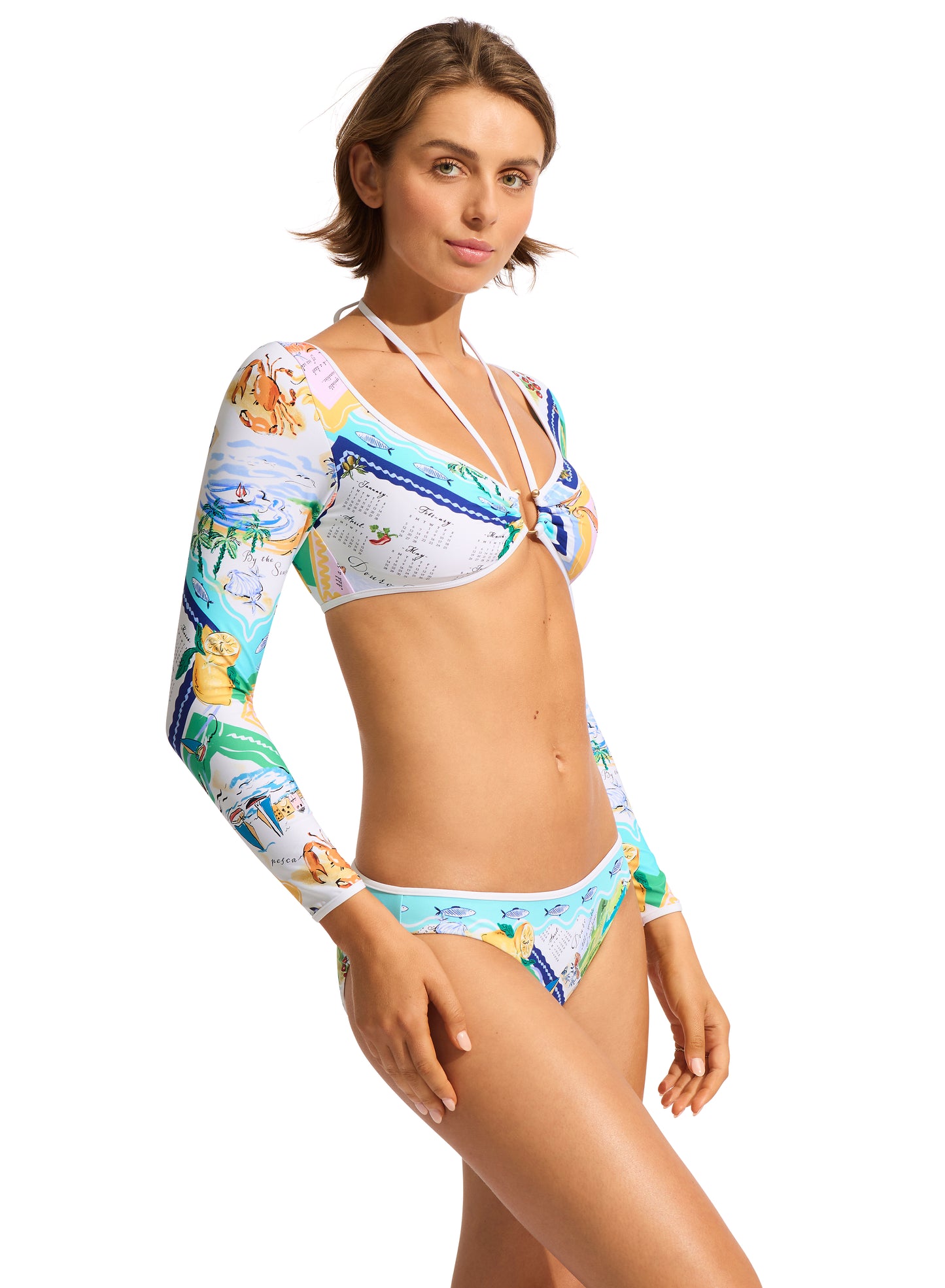 Wish You Were Here [Ring Fri Long Sleeve Crop / Hipster Pant]