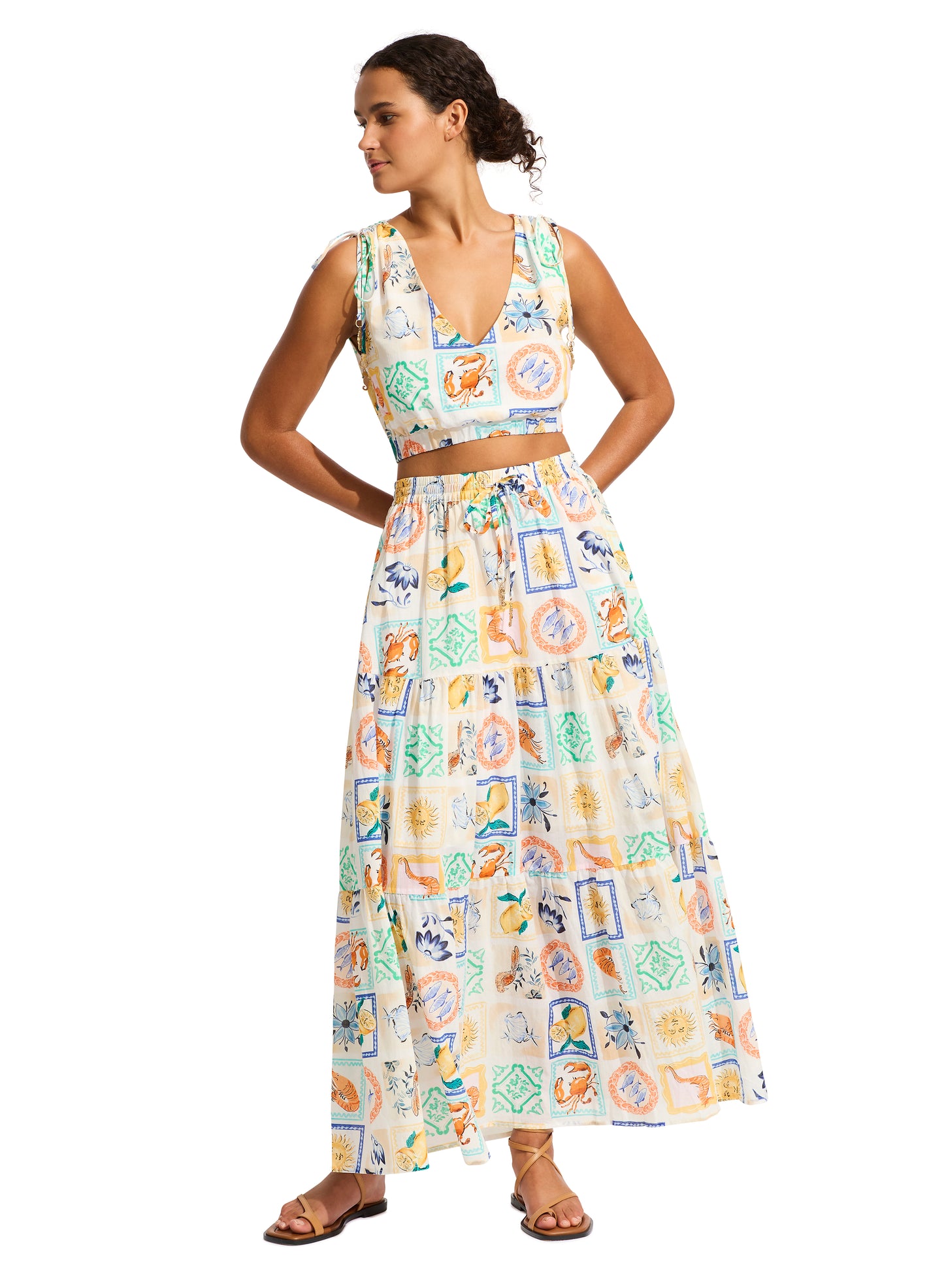 Wish You Were Here [Crop Top / Maxi Skirt]