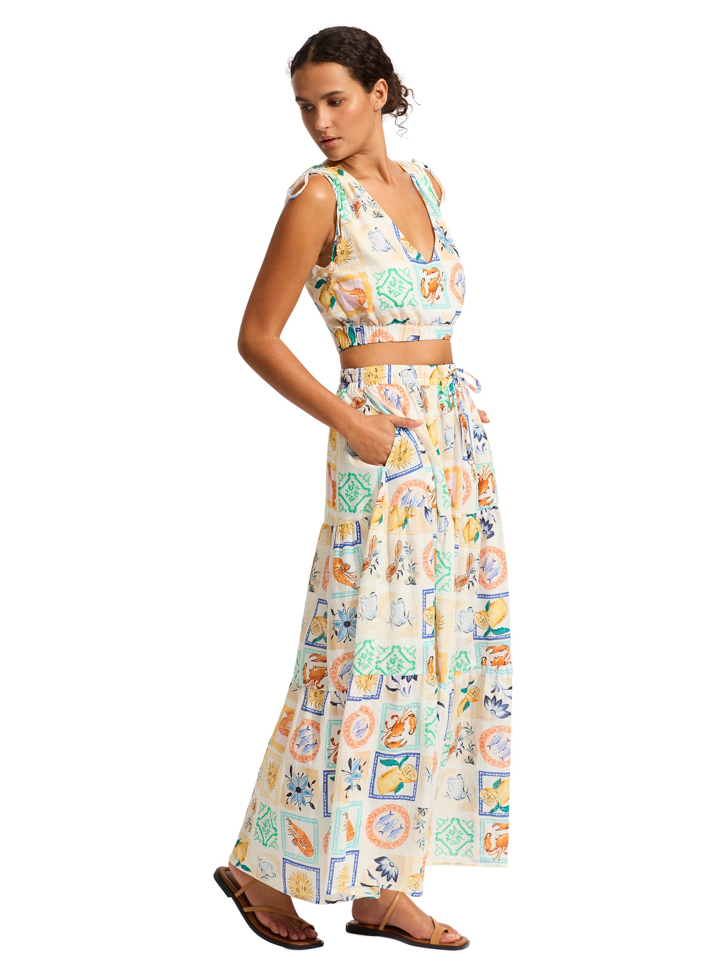 Wish You Were Here [Crop Top / Maxi Skirt]