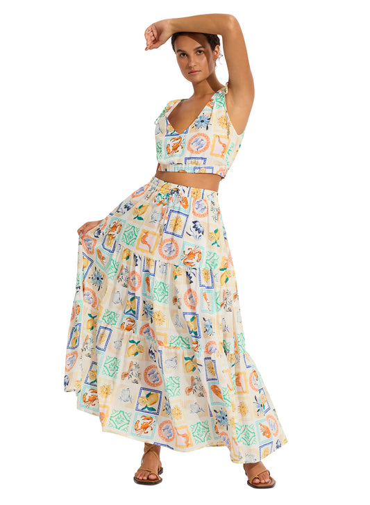 Wish You Were Here [Crop Top / Maxi Skirt]