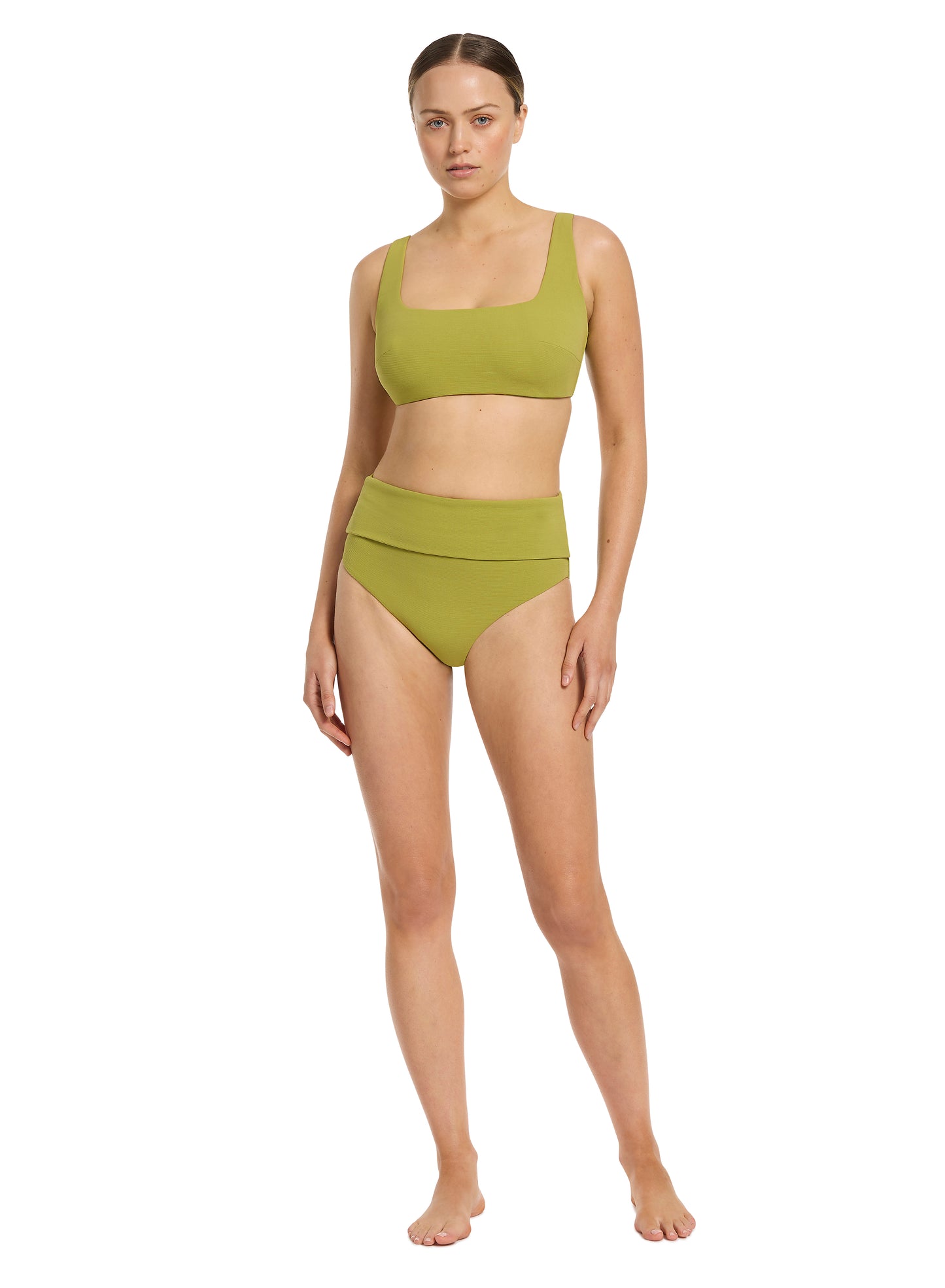 Isla Rib [E-F Tank Top / Fold Down Pant]
