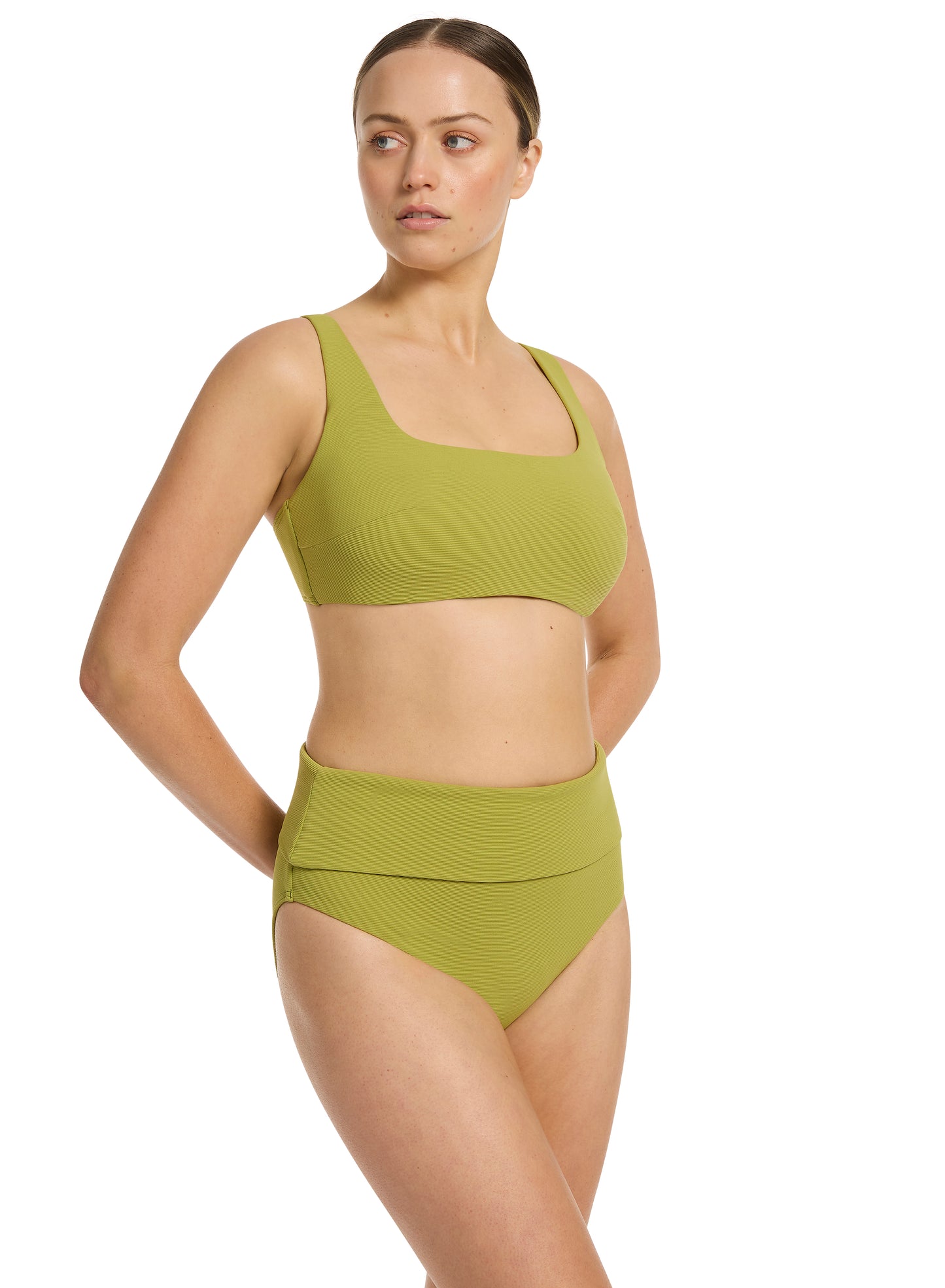 Isla Rib [E-F Tank Top / Fold Down Pant]